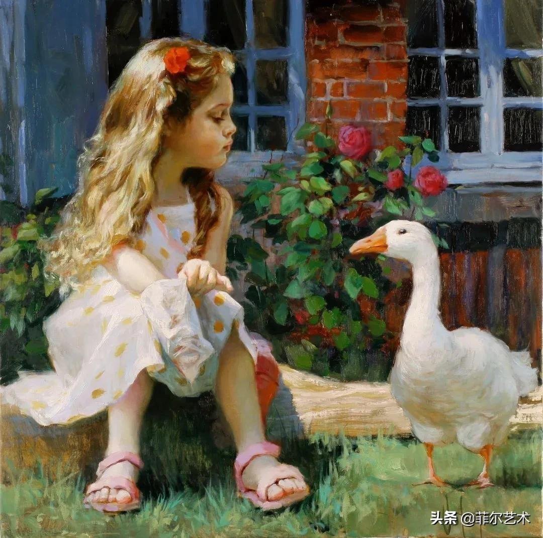 哈巴罗夫斯克&犹如花朵绽放,美得让人难忘~俄罗斯画家人物油画作品欣赏