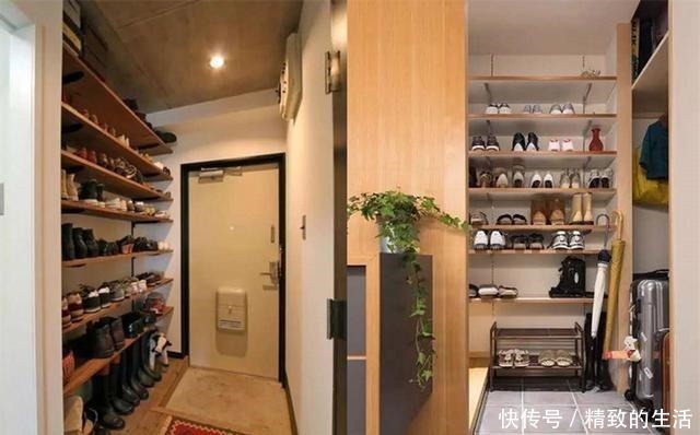 鞋柜|玄关设计要精打细算,除打造鞋柜外,学会偷空间变衣帽间也有可能!