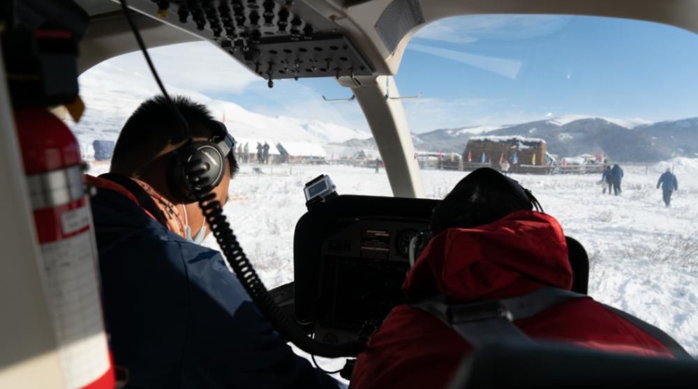 老年|『打卡阿勒泰』禾木吉克普林滑雪场直升机滑雪包机服务来啦