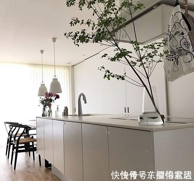 收纳|这对夫妻真有远见,厨房不装吊柜,储物空间翻倍,美观实用还不乱