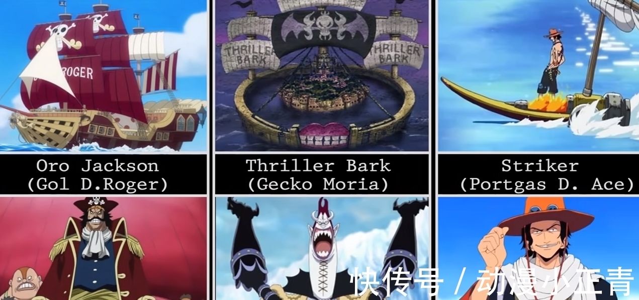 鹰眼|海贼王:海贼船大图鉴!金狮子“开”小岛,鹰眼和艾斯的太豪横