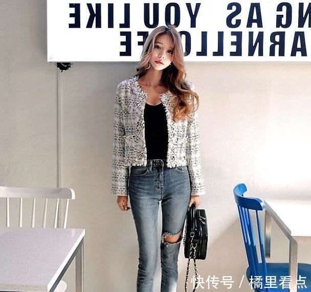 潮流时尚的牛仔裤,走起路来就是不一样的感觉!