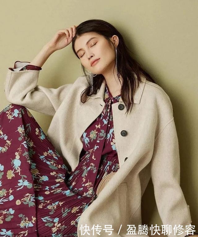 互搭|大衣+裙子=冬天最优雅的女神装