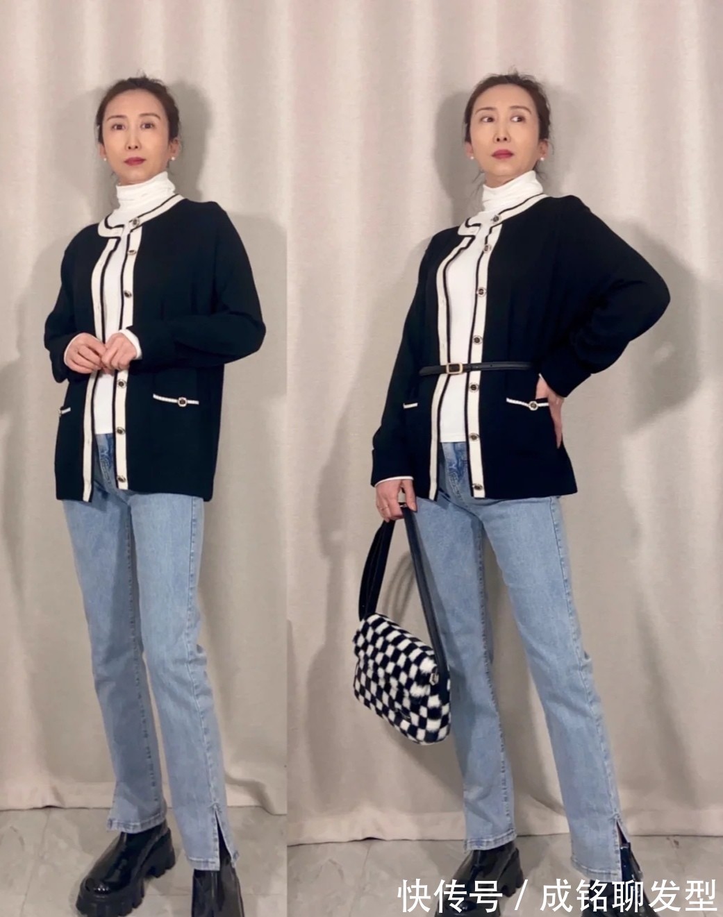 短靴|年龄大不是借口,衣服搭配好照样年轻漂亮,这位博主的穿搭学一下