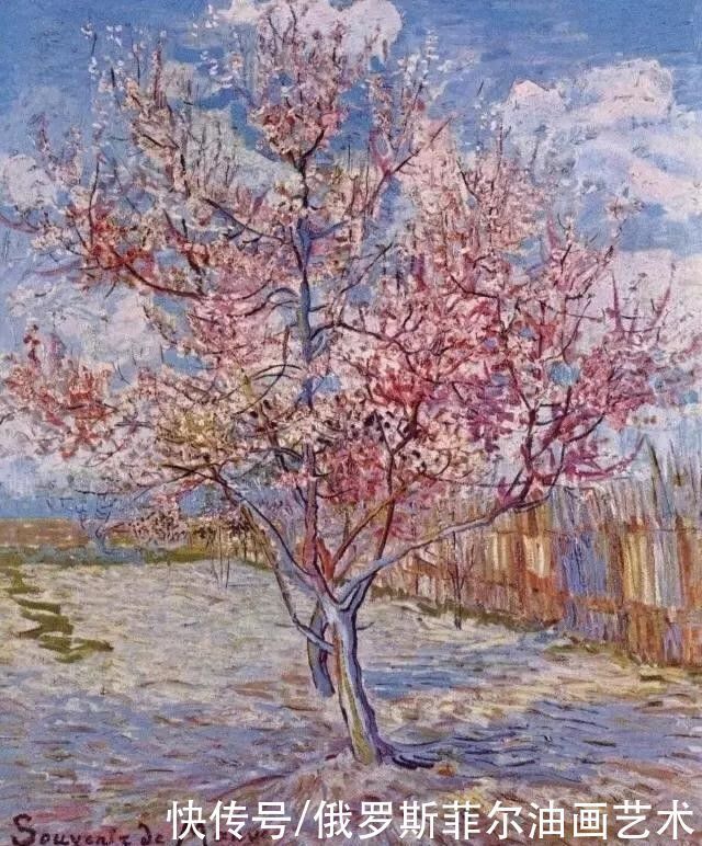 盛开的桃花|荷兰画家,海牙画派的代表人物~梵高妹夫的风景油画作品欣赏