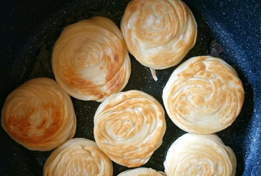 家庭版盘丝饼的做法,外酥里软,层次分明,丝丝相扣,太香了