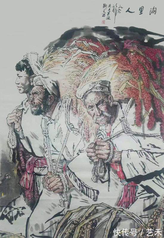 长安画派$崔勤(画家)——以形写神 神形兼备