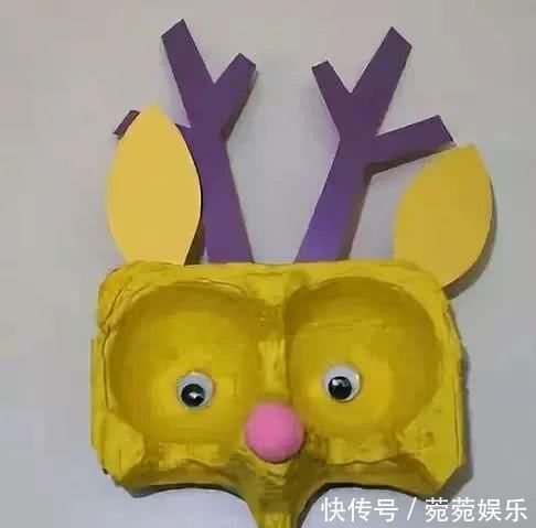 当妈妈“被迫”学会各种手工后,她就连蛋托都不放过了