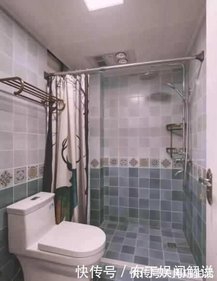 浴帘|越来越多人卫生间不做淋浴房，现在流行这样做这种设计不占空间