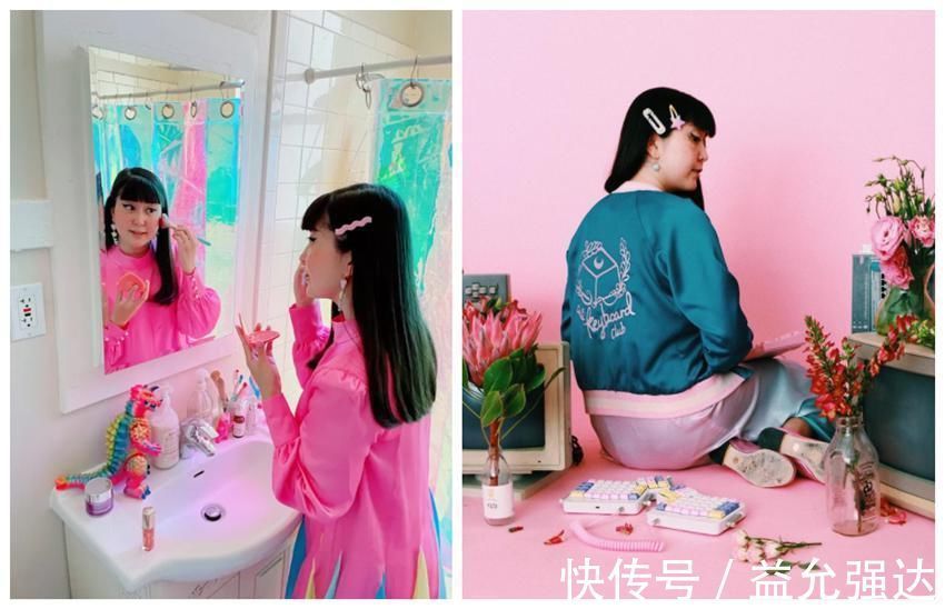 浴帘|她住在52㎡小房子里，装修色彩丰富又可爱，彩虹浴帘太少女心！