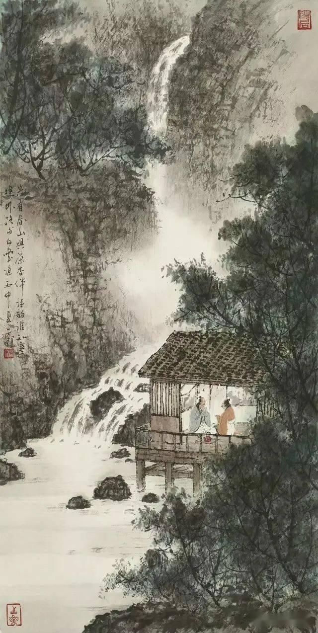 杨善深#岭南派大师杨善深之子的花鸟、山水和人物!