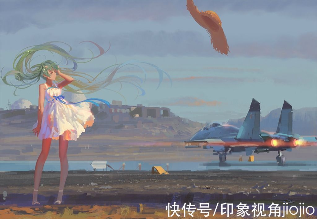 插画作品!油画质感与天真萝莉相结合的插画,非常的明亮生动