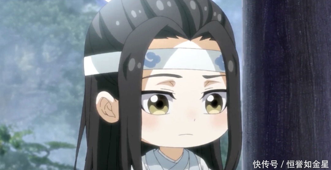 蓝湛|魔道祖师Q萌魏婴哭鼻子,送蓝湛礼物,皮皮羡很吃香!