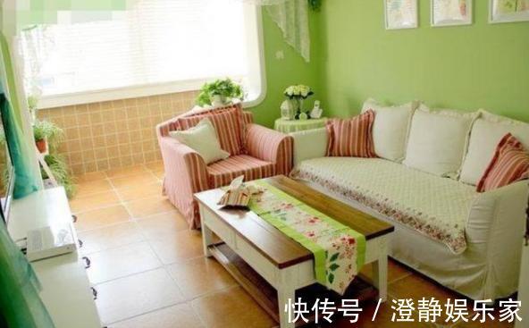 床具|23岁女儿买下65㎡小户型，装修出''绿色田园''风，羡煞同龄人