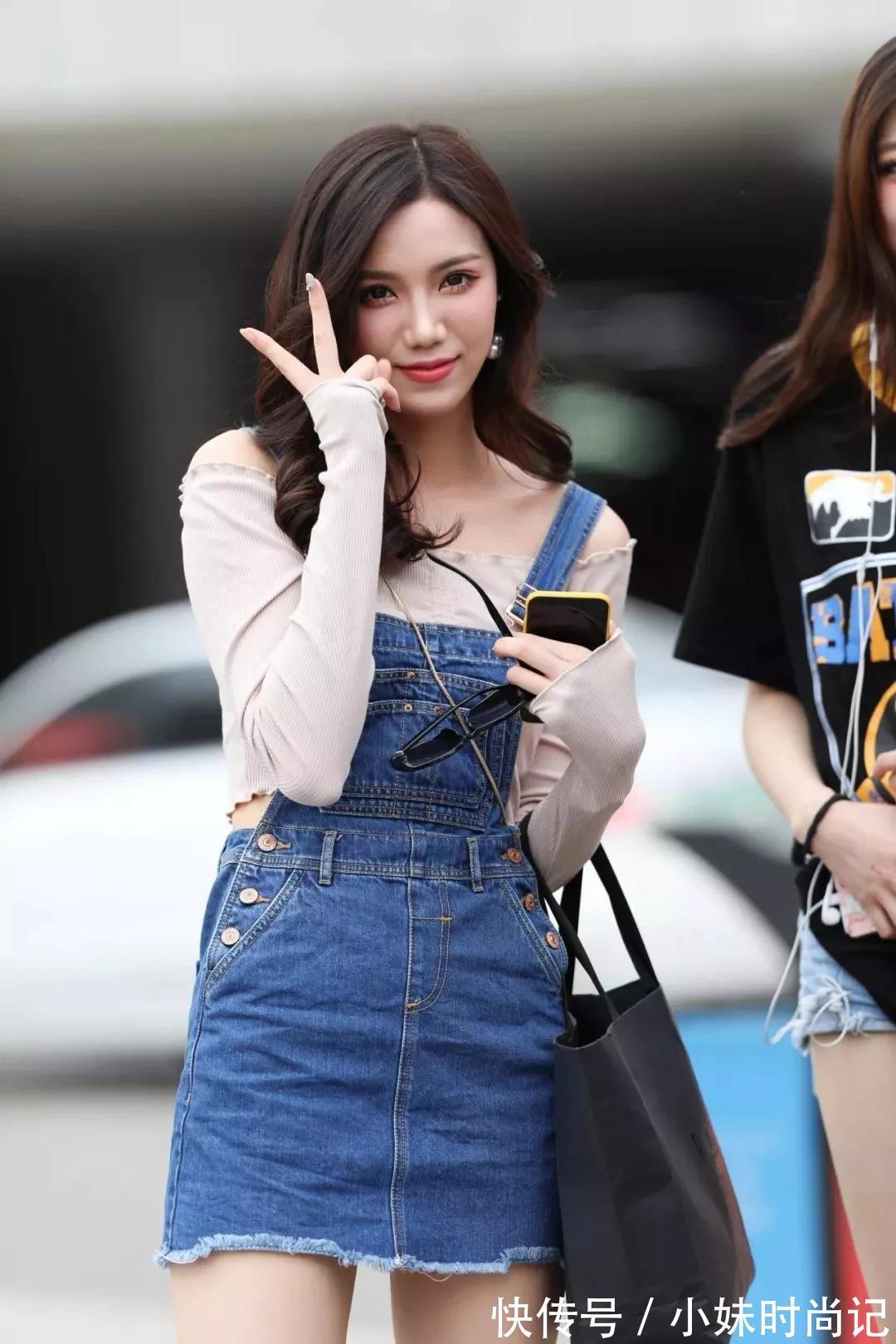 气质|街拍:迷人的气质,长腿长发美女