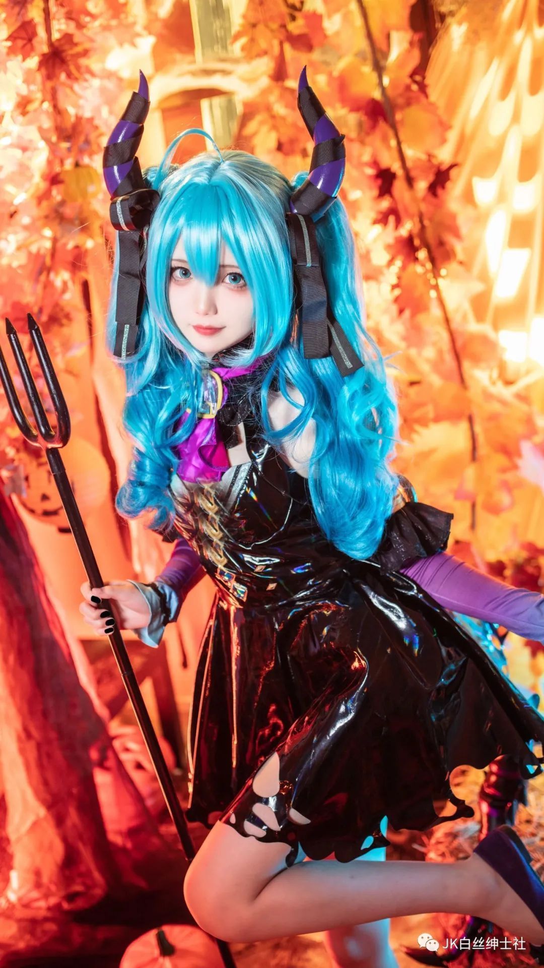 cos：?初音小恶魔cos正片@皖鸽鸽