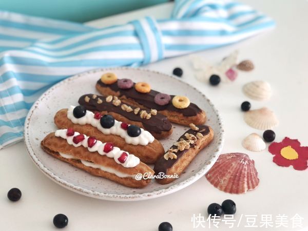 #2021创意料理组——创意“食”光#可爱的闪电泡芙