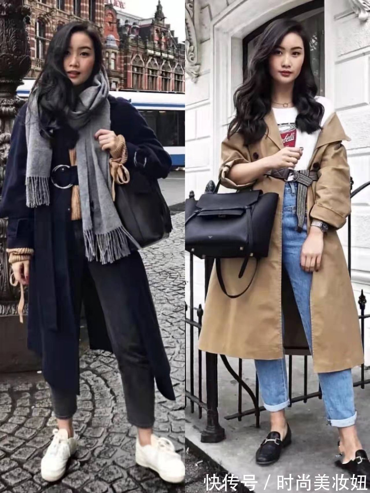 时尚博主 谁说小个子不能穿“长大衣”,看这位时尚博主的搭配,显高又高级