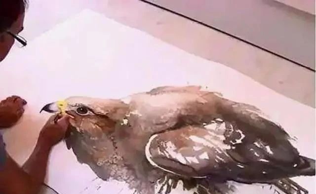 些许|老外创作的国画意境优美,不会中文落款是硬伤,留下了些许遗憾