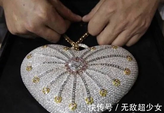 吉尼斯世界纪录 世界最贵的包包,镶有4517颗钻石