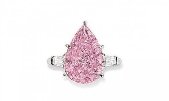 粉钻|破纪录！拍卖史上最大的艳彩紫粉红钻石1