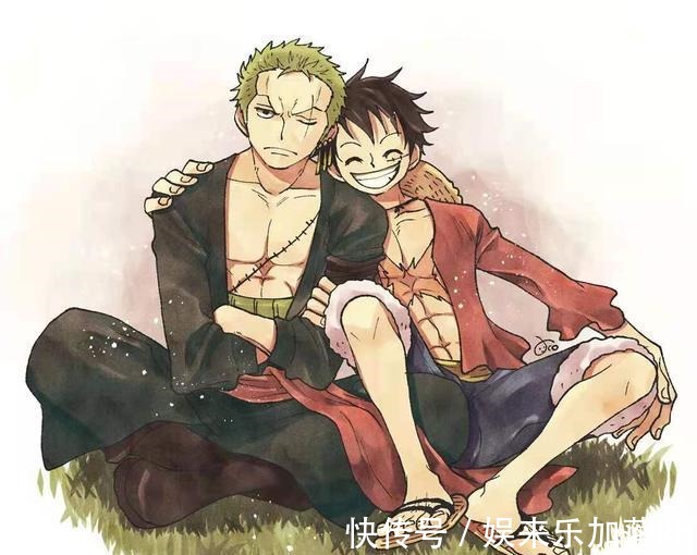 雷利|海贼王插画分享,艾斯和萨博都是超级弟控,老甚平像草帽团的家长