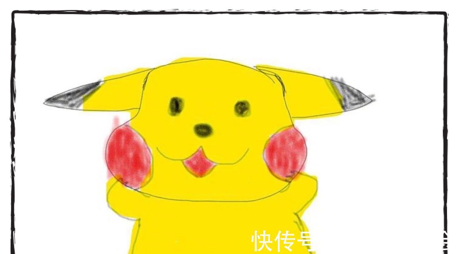 初中生!同样是画皮卡丘,小学生呆萌,初中生可爱,看到大学生,盘他