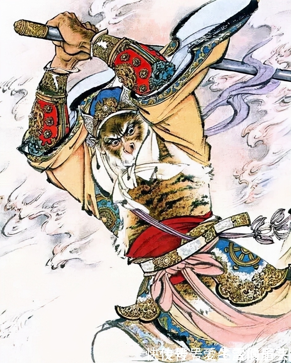 闹天宫#衰落的连环画:刘继卣的8张闹天宫,画出一个叱咤风云的孙大圣!