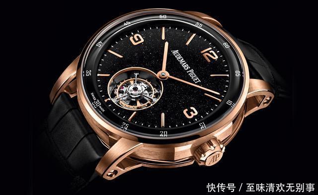 CODE 1159飞行陀飞轮，以砂金石碎片搭珐琅，呈现星空面盘