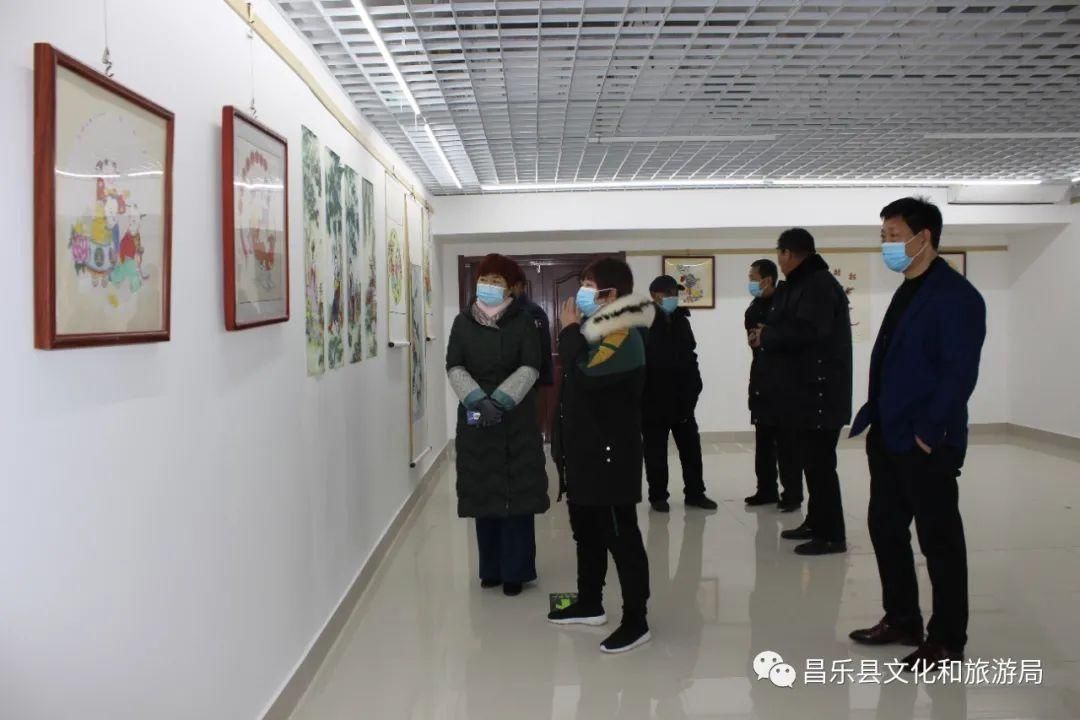  昌乐县手绘年画作品展成功举办