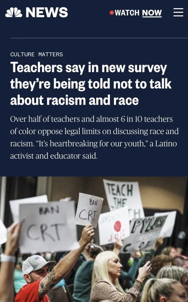 調查發現：美國試圖控製學校教師在課堂上談論種族問題