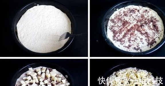 孩子爱吃的,2款简易披萨,几分钟做一个,比买的放心