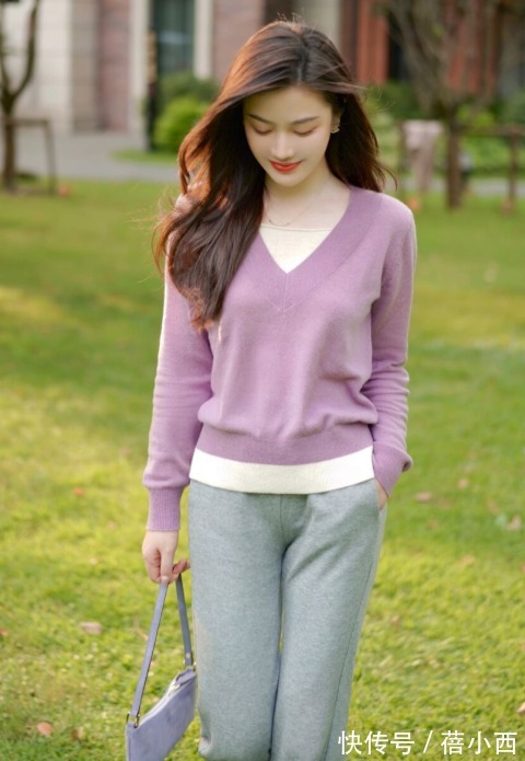 半身裙|新年不要穿得太老气,学博主这样穿针织衫,打造时尚高级感!