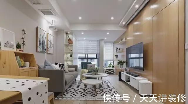 卧室|55㎡的小户型竟然一点也不挤，主卧室还有个大衣帽间！