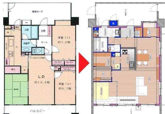 阳光房|75㎡通透阳光房,日式中古风独具一格