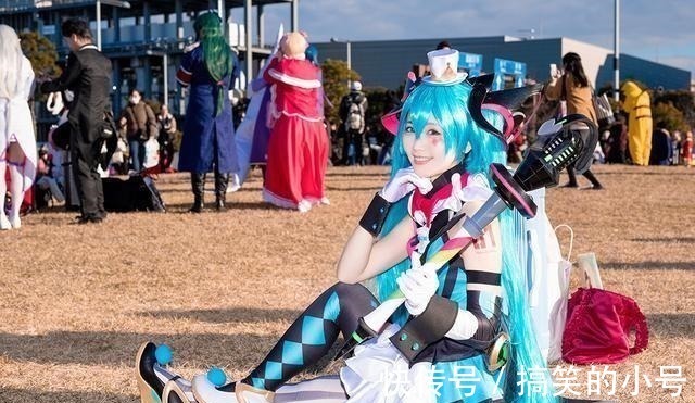 pl漫展cosplay冬展上的初音未来，各种同人和亚种公主殿下