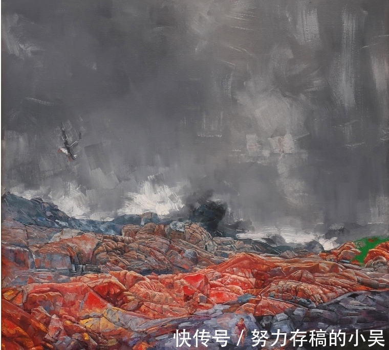 画家$黄信驹:被评为影响中国的50位画家之一,巨幅画作气魄宏大