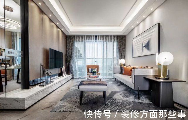 现代|100平现代简约风三居室,软硬装的设计都很漂亮!