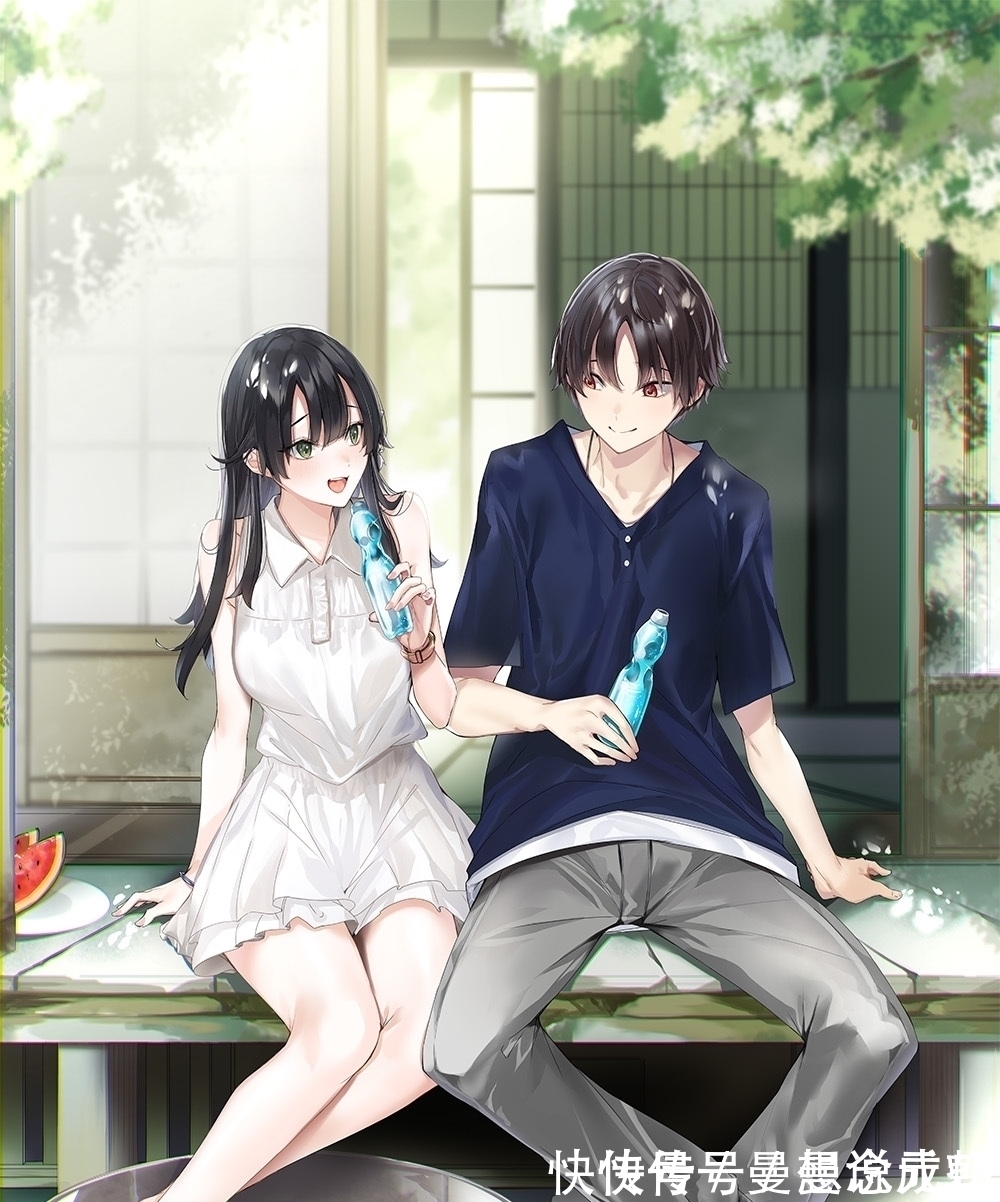 绘 令|还债被迫和最可爱JK一起生活新宣传绘 令和旋风管家 插画师太强了