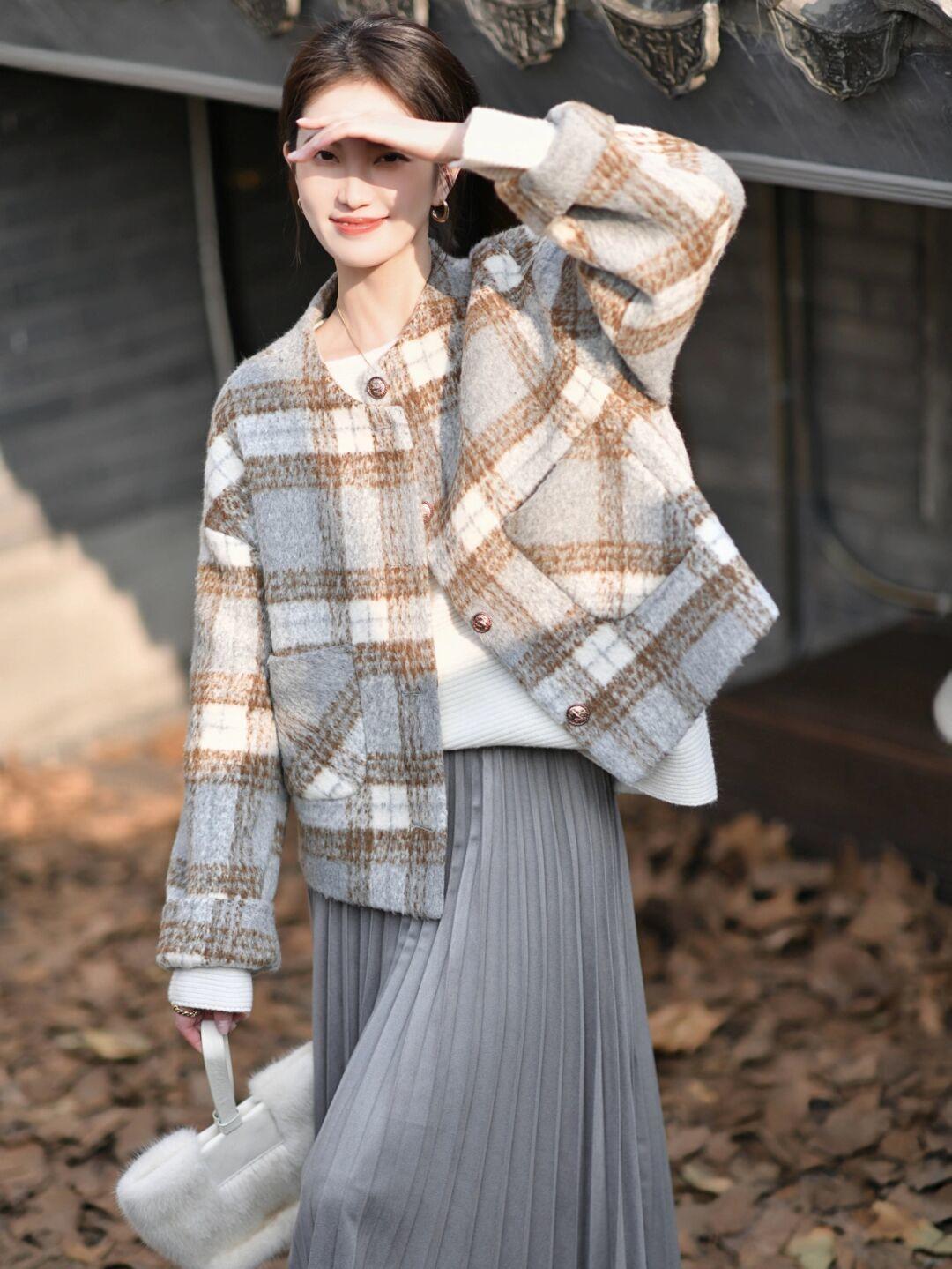 黄黑皮 日常穿搭没头绪?快来试试这些“毛呢外套”,精致洋气又百搭