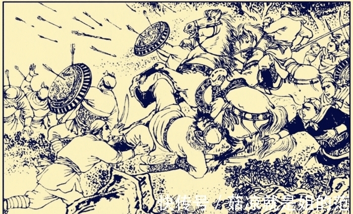 寨主@晁盖被谁射杀,原著中早有暗示:你看乌龙岭花荣射杀的二人叫啥?