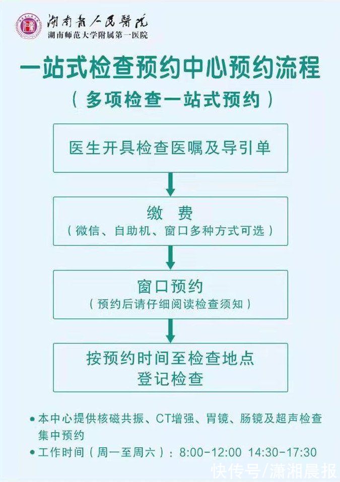 湖南省人民医院互联网医院|湖南省人民医院一站式检查预约中心全面运行