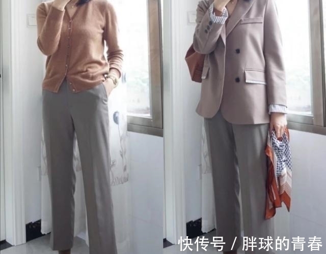 裤装 春日通勤穿搭不可以随意“糊弄”!不花哨、不老气,简约大方