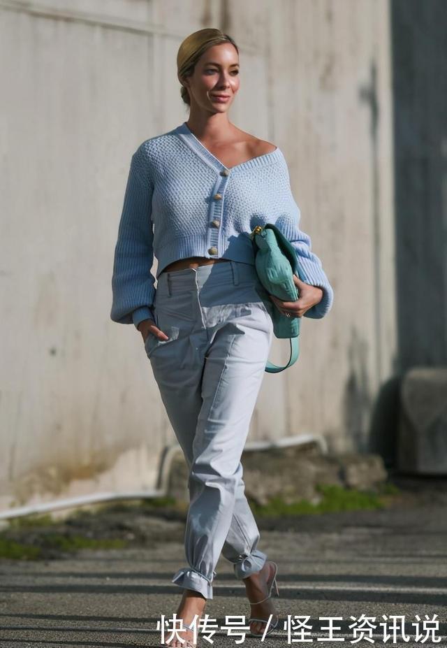 初秋不会穿针织衫试试这几种款式搭配,时髦高级咋看咋美