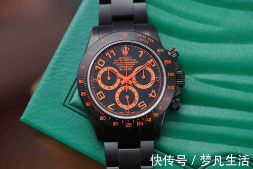 雕花 大c论表:blaken镀黑劳力士迪通拿,戴最黑的表做最亮的仔