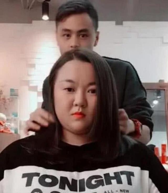 小姐姐为遮挡大圆脸，挑战公主切，网友这个发型不适合你！