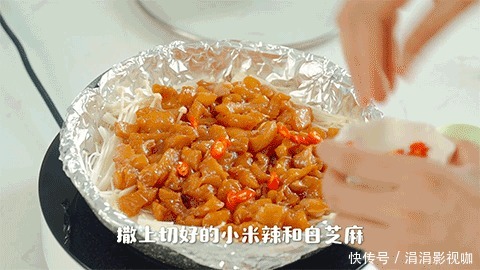 金针菇|随手一焖就成,连锅都不用洗!香哭了!