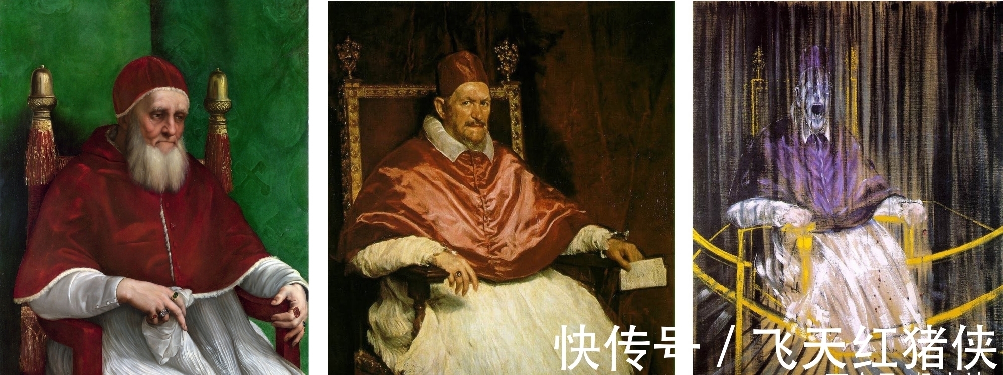 教皇英诺森十世肖像$培根:被撒切尔夫人称为“画那些可怕的画的人”