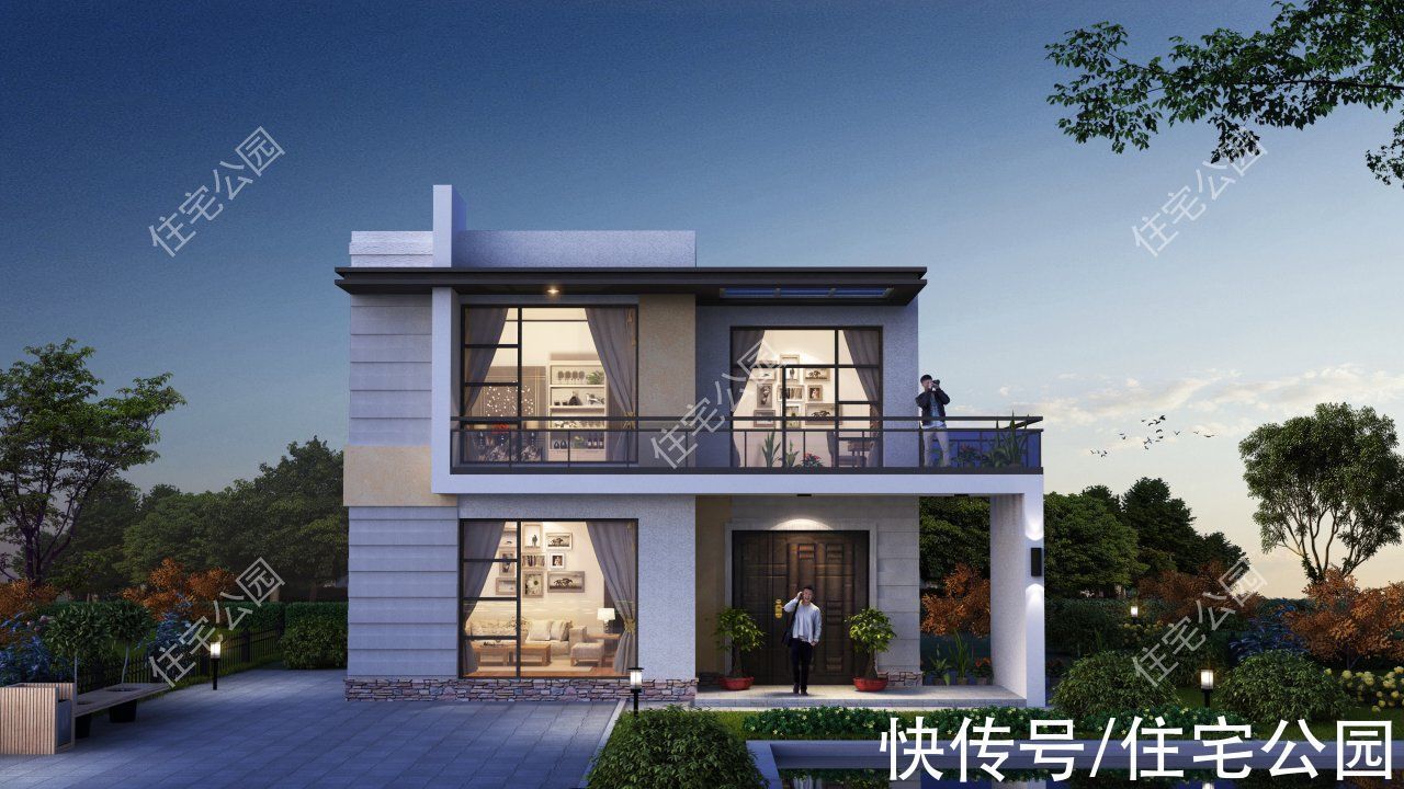 阳台|农村建房想要节约预算?小宅教你这样设计,施工难度不高还好看