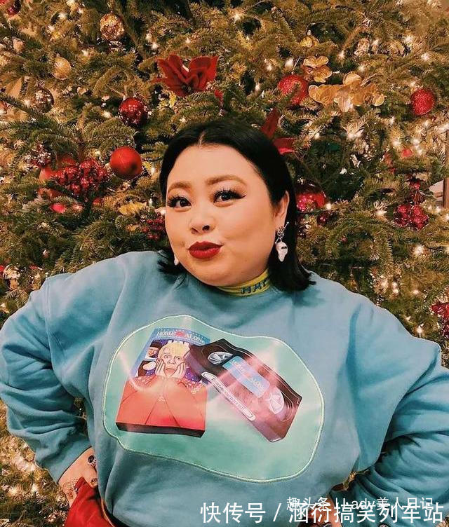 原宿风 穿同一件衣服,200斤和90斤的“穿搭对比”,看后我决定还是减肥